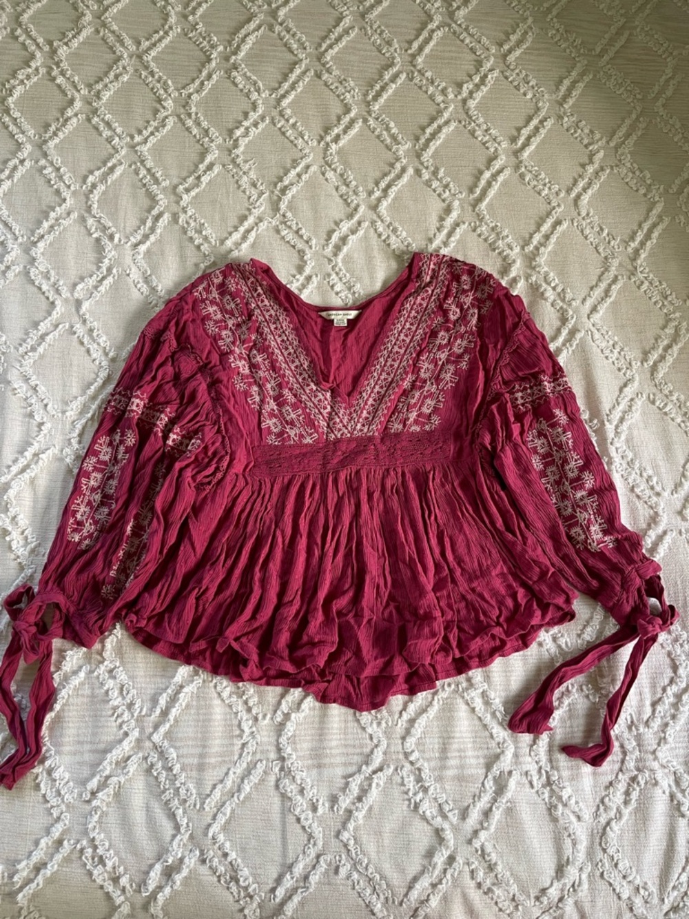American Eagle Pink Blouse